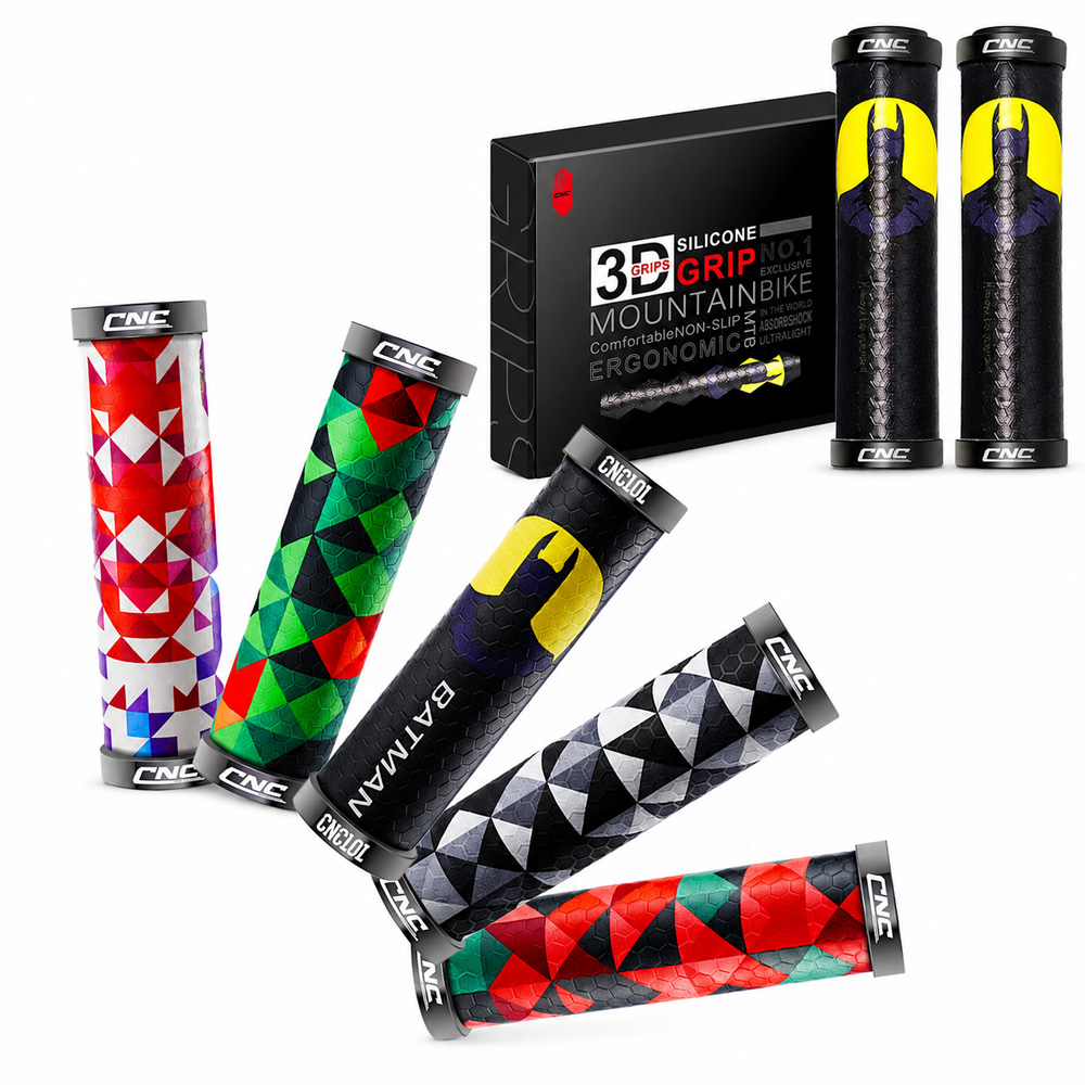 Mtb Grip Lock On - CNCLOL Silicone MTB Bike Handlebar Grips