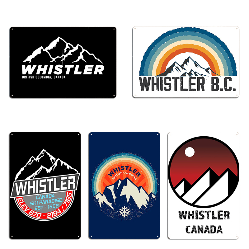 Mountain Biking Europe - Retro Ski Whistler B.C Canada Skiing