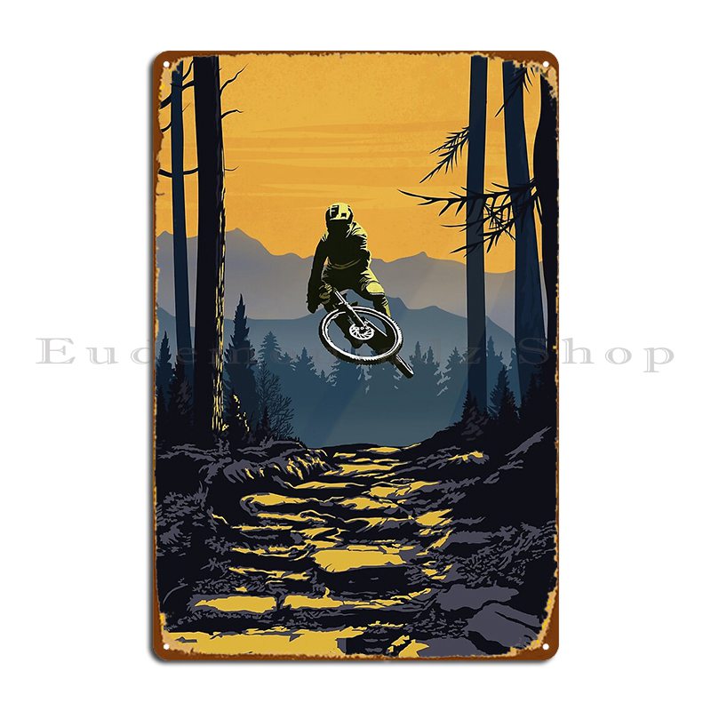 Mountain Biking Europe - Retro Styled Downhill Mountain Biking Metal