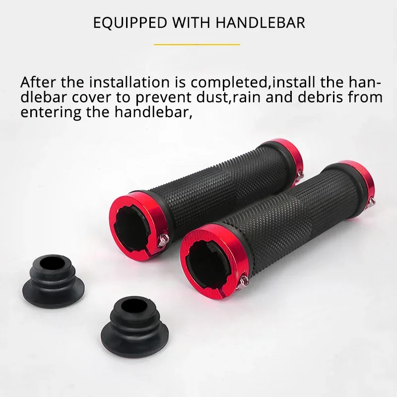 2PCS Lock on Bicycle Grips Rub - Mtb Grip Lock On 评论和价格
