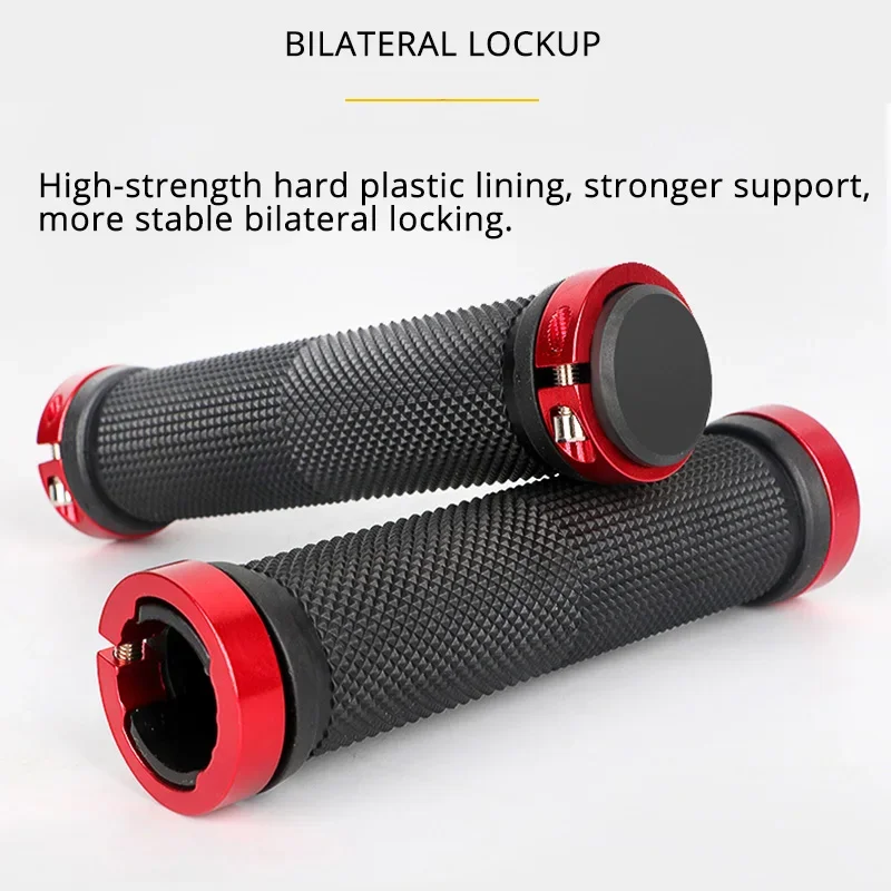 2PCS Lock on Bicycle Grips Rub - Mtb Grip Lock On 评论和价格