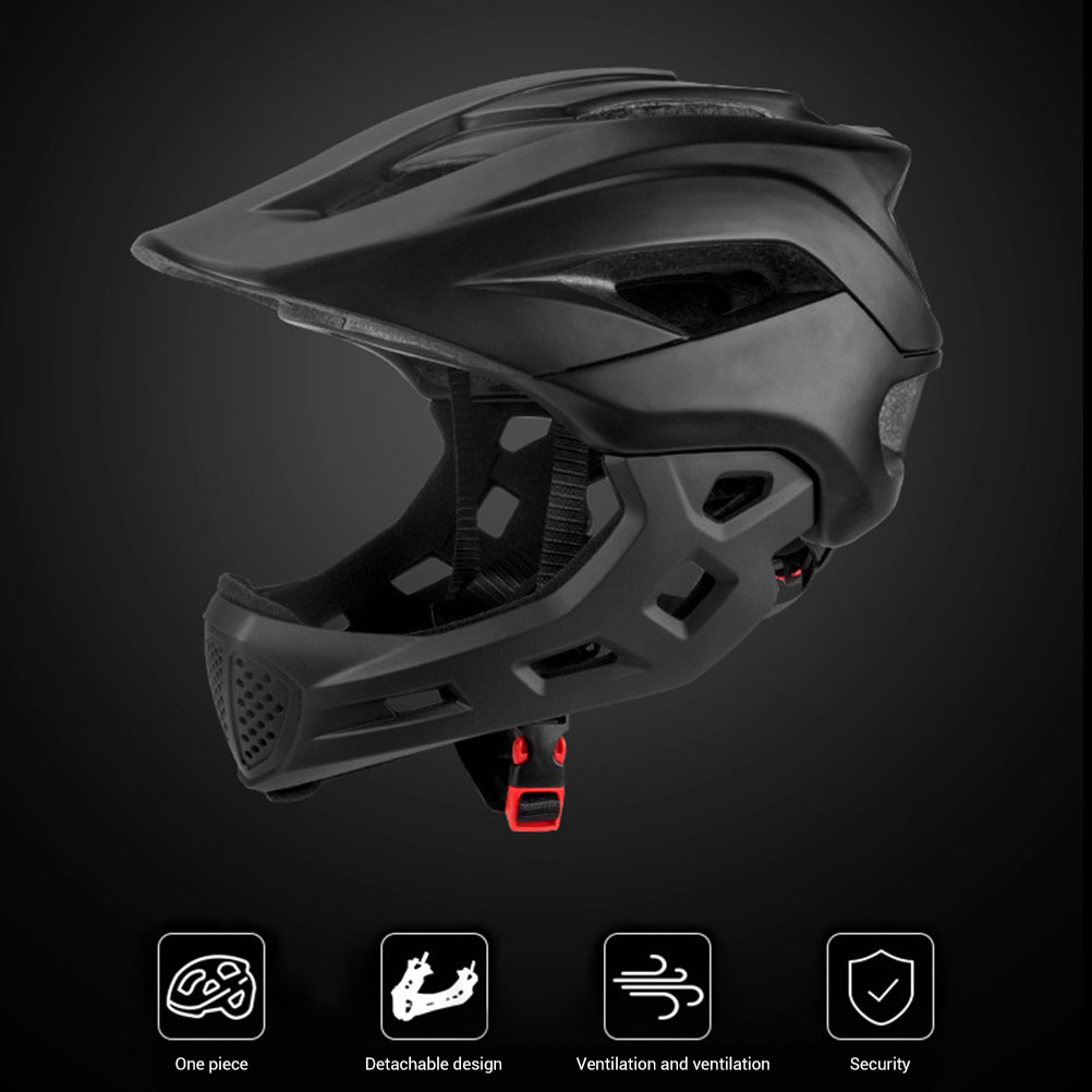 2 in 1 Kids Full Face Bike Hel - Mountain Biking Helmet Kids 评论和价格