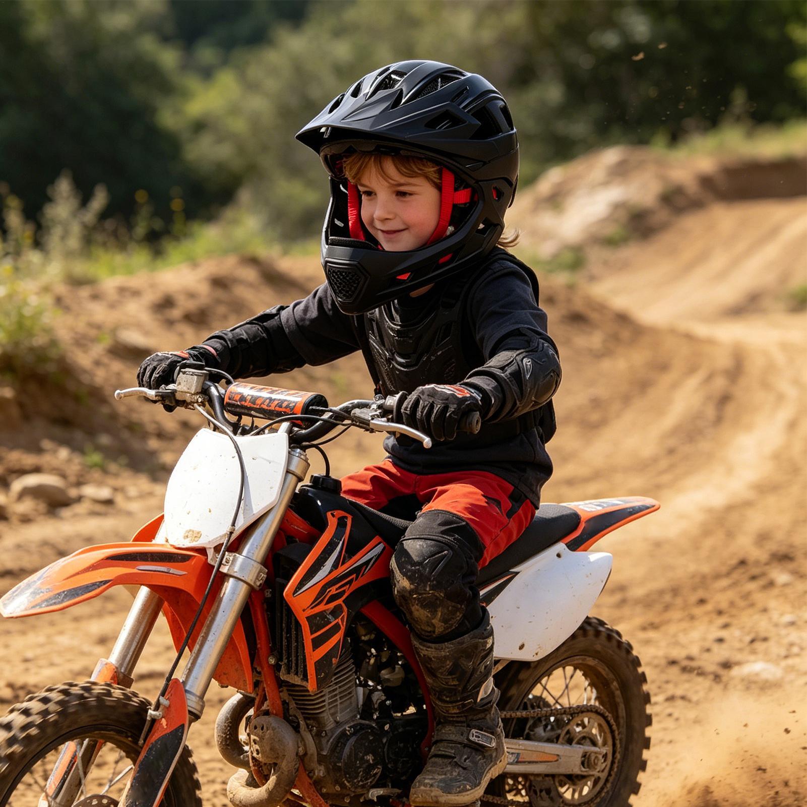 Kids Motocross Helmet Shockpro - Mountain Biking Helmet Kids 评论和价格