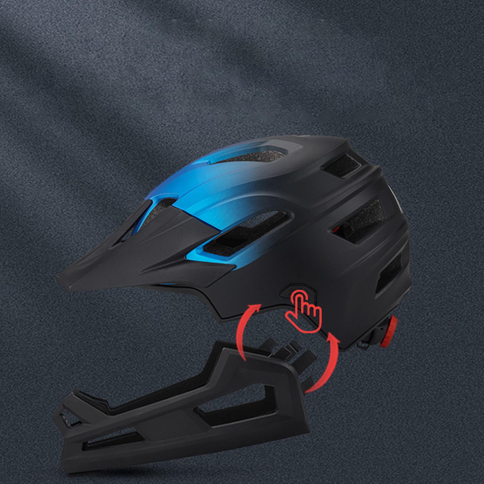 Detachable Full Face Bicycle H - Mountain Biking Helmet Kids 评论和价格